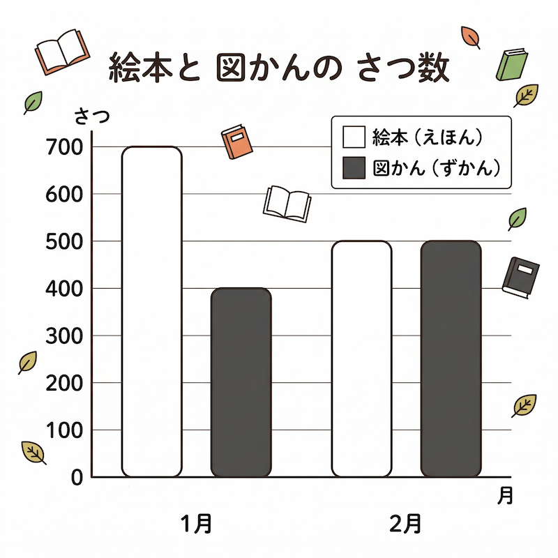 Monthly Picture and Reference Book Counts