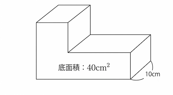 L字形の立体
