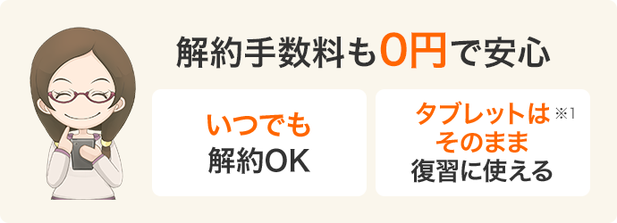 解約手数料も0円で安心
