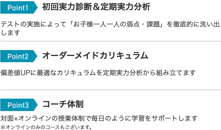 お子様の苦手・性格に合わせたオーダーメイドカリキュラムで徹底コーチング